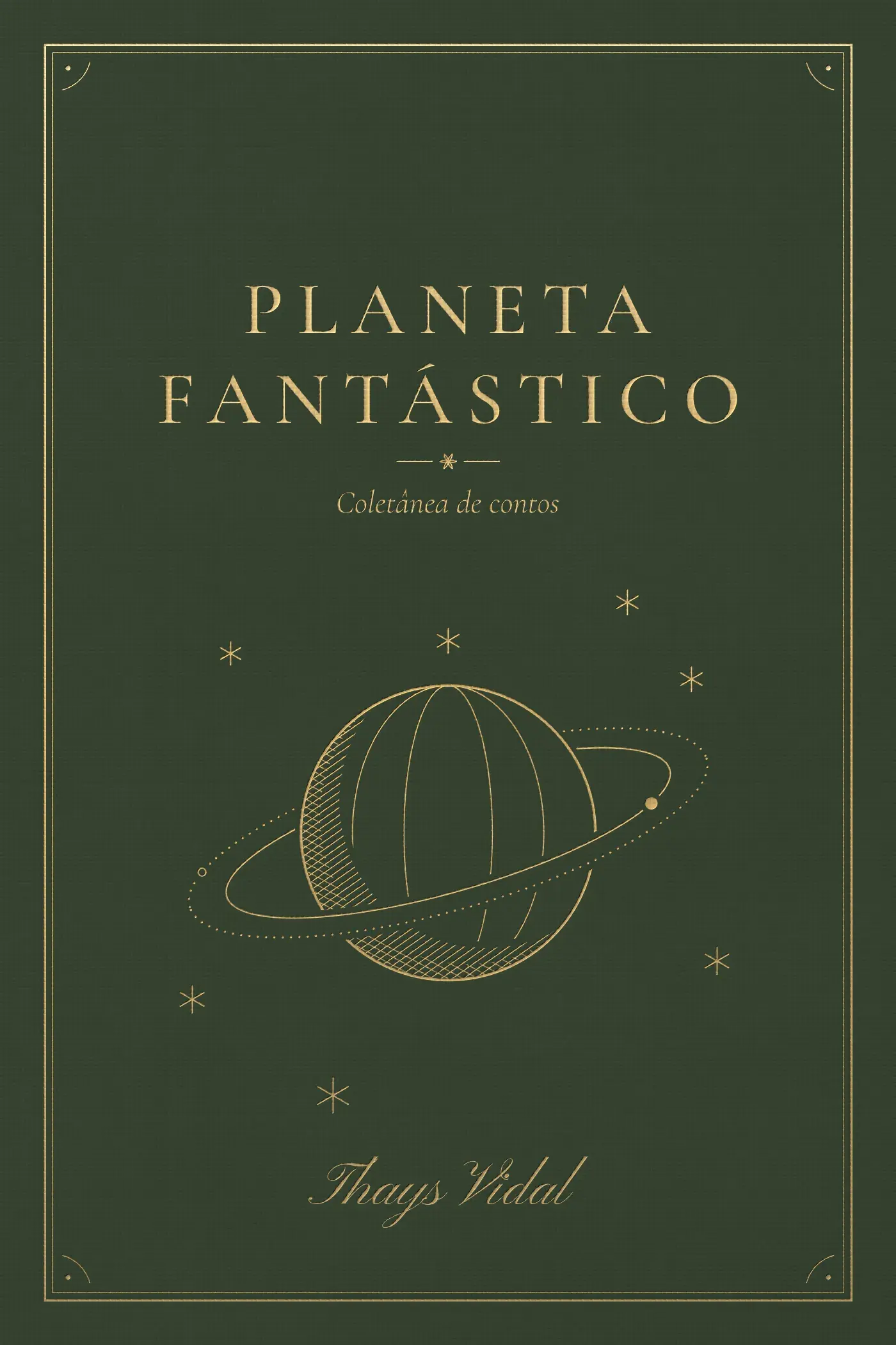 Mockup do livro Planeta Fantástico (imagem ilustrativa)